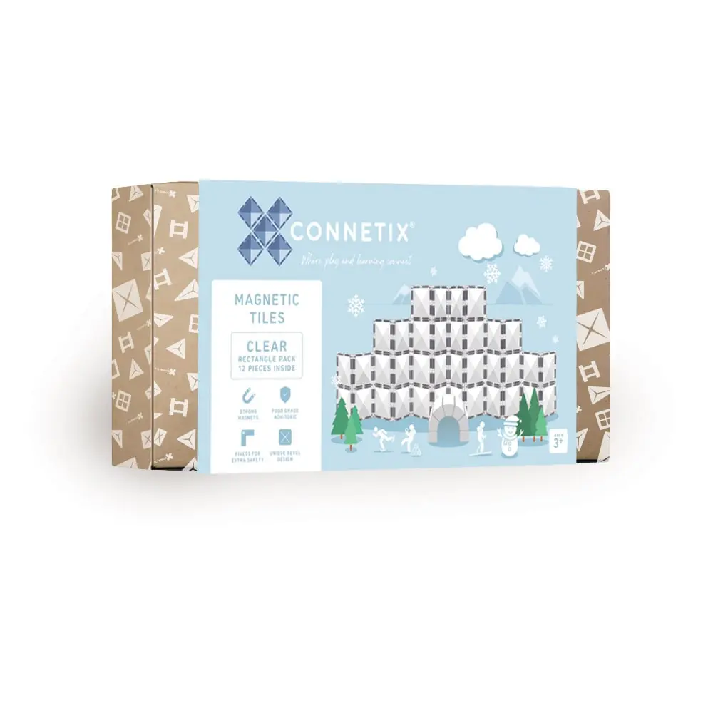 Ractangle Pack Magnetsæt 12 Dele - Gennemsigtig tilbud!