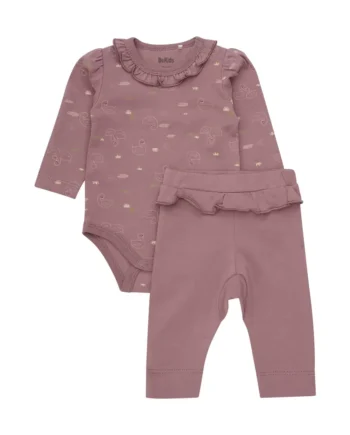 Sødt bodysuit og leggings sæt til børn – BeKids tilbud!
