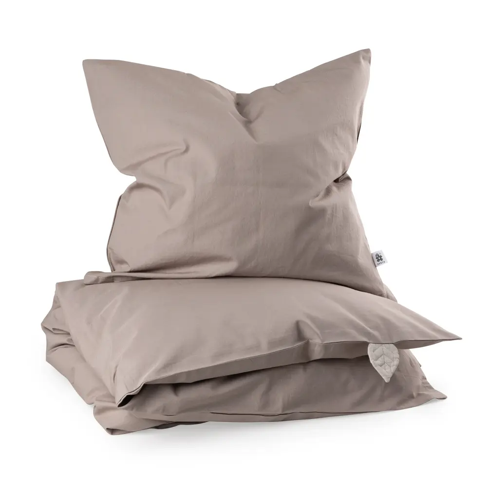 Økologisk Baby Sengetøj Jetty Beige 100x70 - Komfortabelt valg