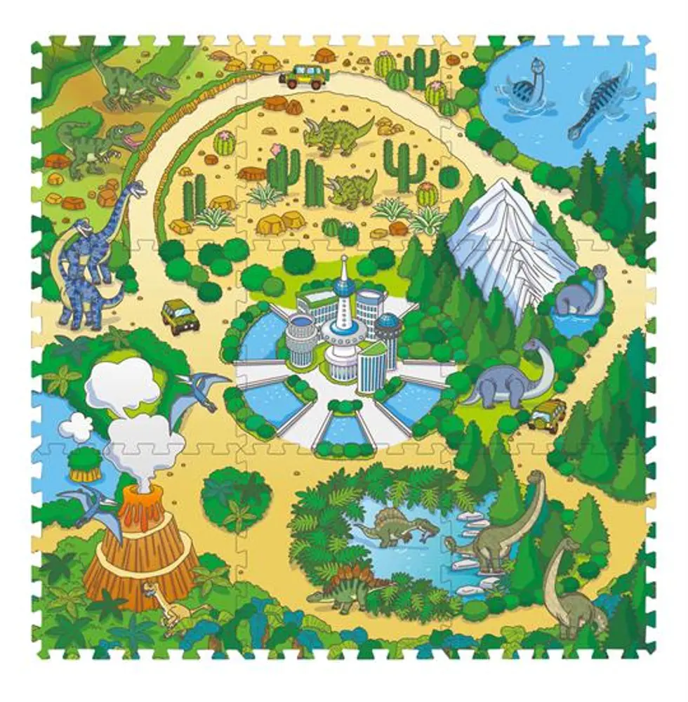 Skumlegegulv i Dino Park - Fantastisk legeoplevelse!