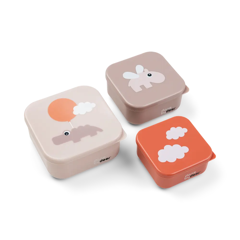 Snack Boks Sæt – Happy Clouds i Pudderfarve til Eventyr
