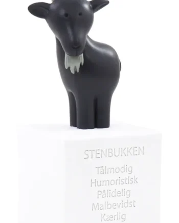 Håndmalet Stenbukken sparegris til børneværelset