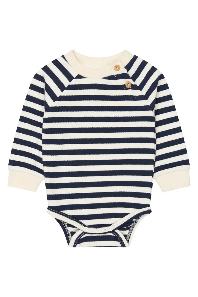 The New Siblings Volker Langærmet Body Navy Blazer Striped 80