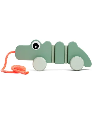 Trækdyr Croco i Grøn - Leg og Gå Med Stil!