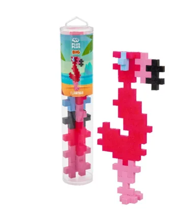 Plus-Plus Big Tube Flamingo - 15 stk Aktivitetslegetøj