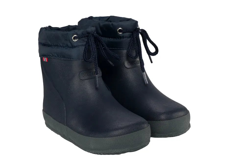 Viking Alv Barefoot Termo Gummistøvle Navy 25