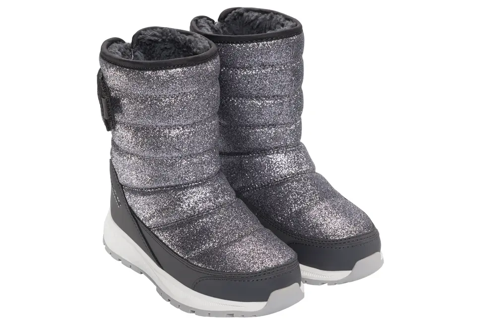 Viking Equip Glitter Warm Wp Pull-on Vinterstøvle Dark Grey 26
