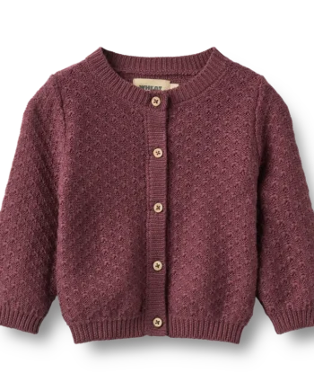 Wheat Cardigan Magnella Eggplant 68