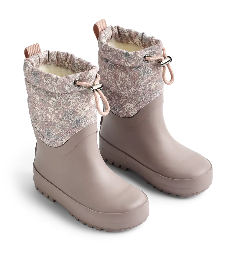 Wheat Drizzle Termo Snestøvle Dry Rose Flowers 23