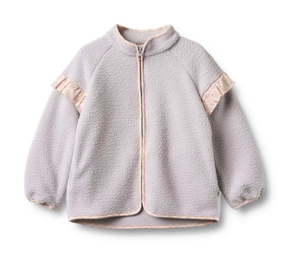 Ellena Fleece Jakke Lavender Rain 104