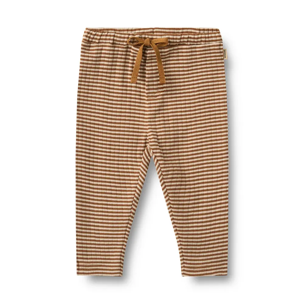 Wheat Manfred Jersey Bukser Warm Hazel Stripe 62