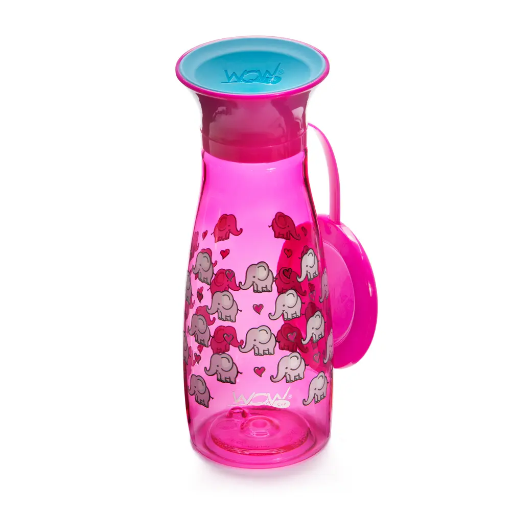 Wow Kop Mini - Træningskop med Pink Elefanter til Børn