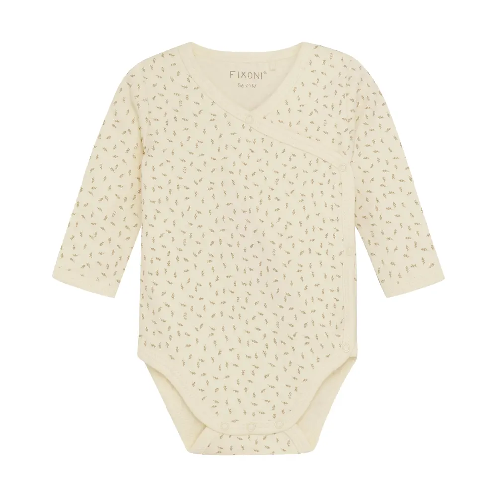Langærmet Wrap Body til Baby - Sesame fra Fixoni