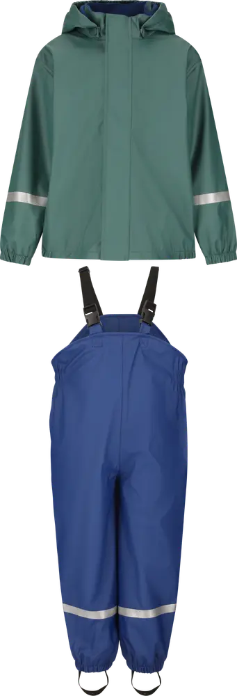 Zig Zag Eigil Regntøj Fleece Mallard Green 98