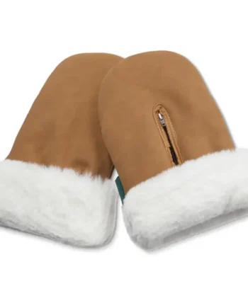 Østerbro Mini Vognhandsker – Brun Faux Suede til Gåture