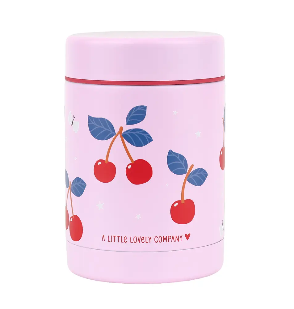 Little Lovely Company Rustfrit Stål Opbevaringsbeholder Cherries