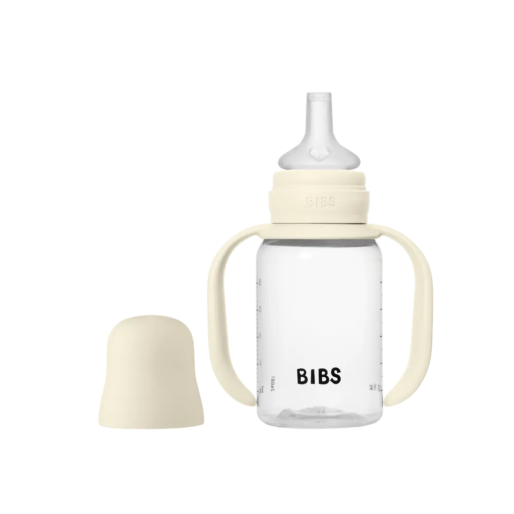 Sippy Flaske i Silikone til Baby - 150 ml, Ivory