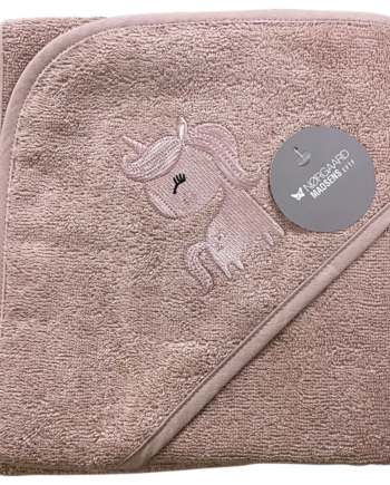 Badeslag Pale Mauve    Sød Unicorn Str  75x75 Cm