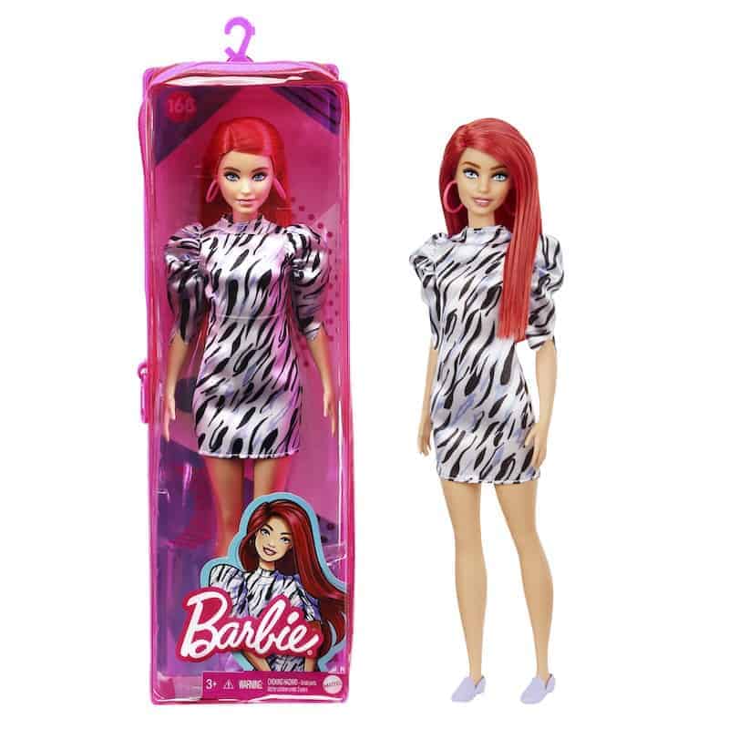 Barbie Fashionista Dukke med Kort Rødt Hår - Fantastisk Tilbud!