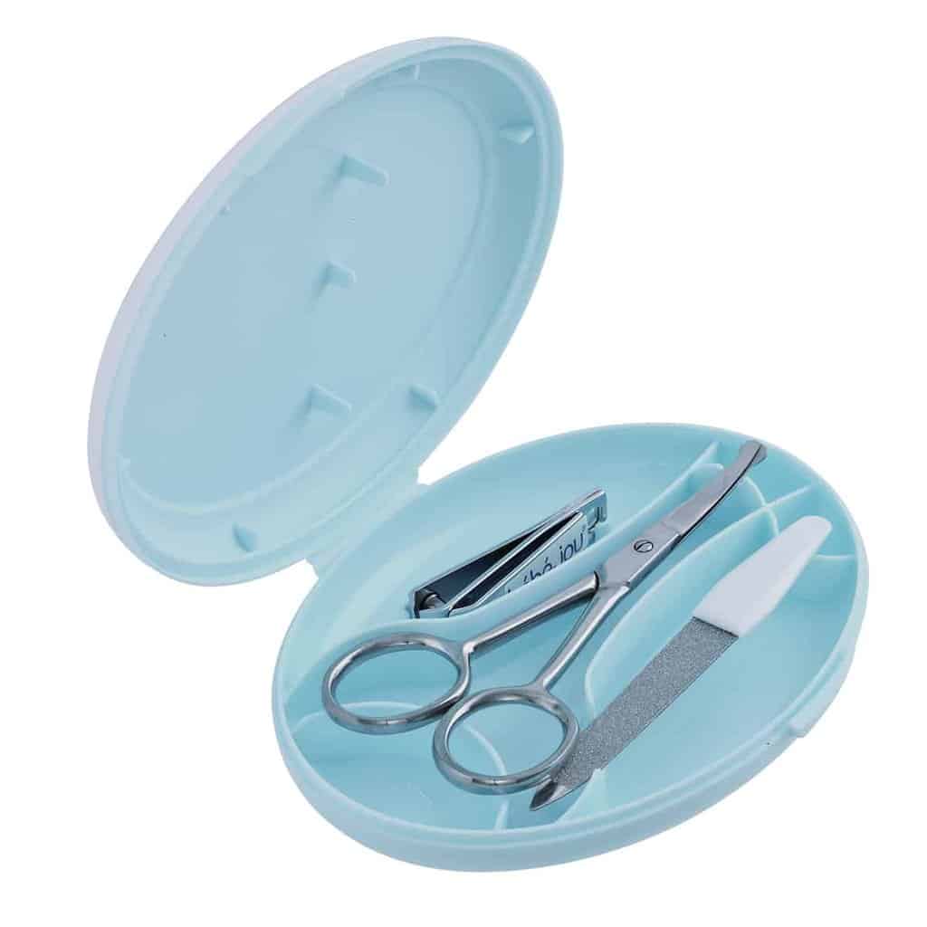 Manicure Sæt i Celestical Blue - Perfekt til Baby og Barn