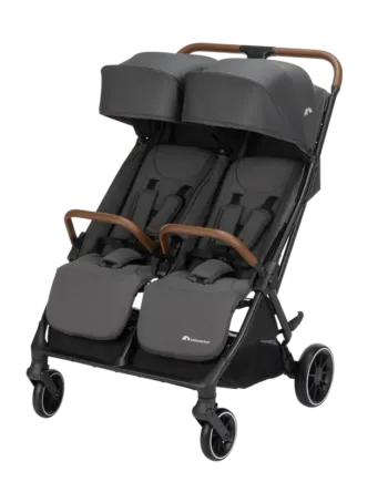 Bebeconfort Mane Tvillingevogn - Mineral Graphite Tilbud