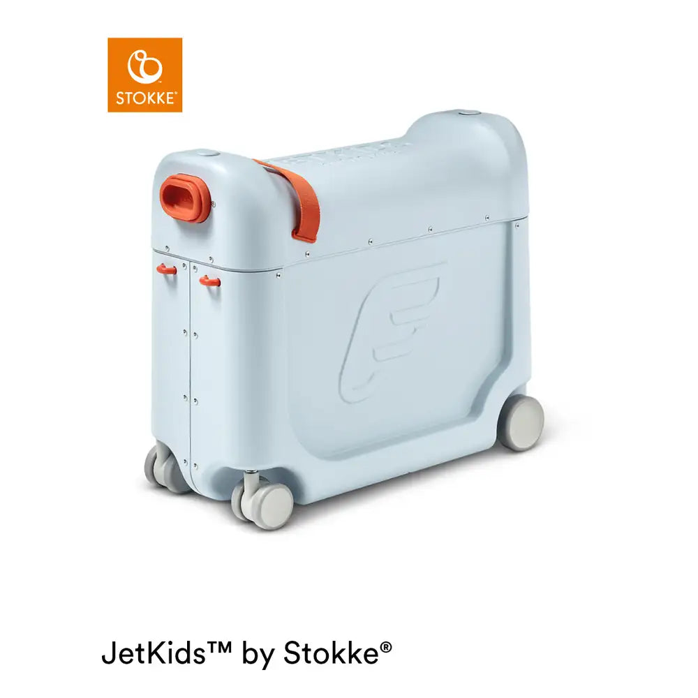 JetKids Bedbox fra Stokke - Blå Himmel Rejsekuffert til Børn