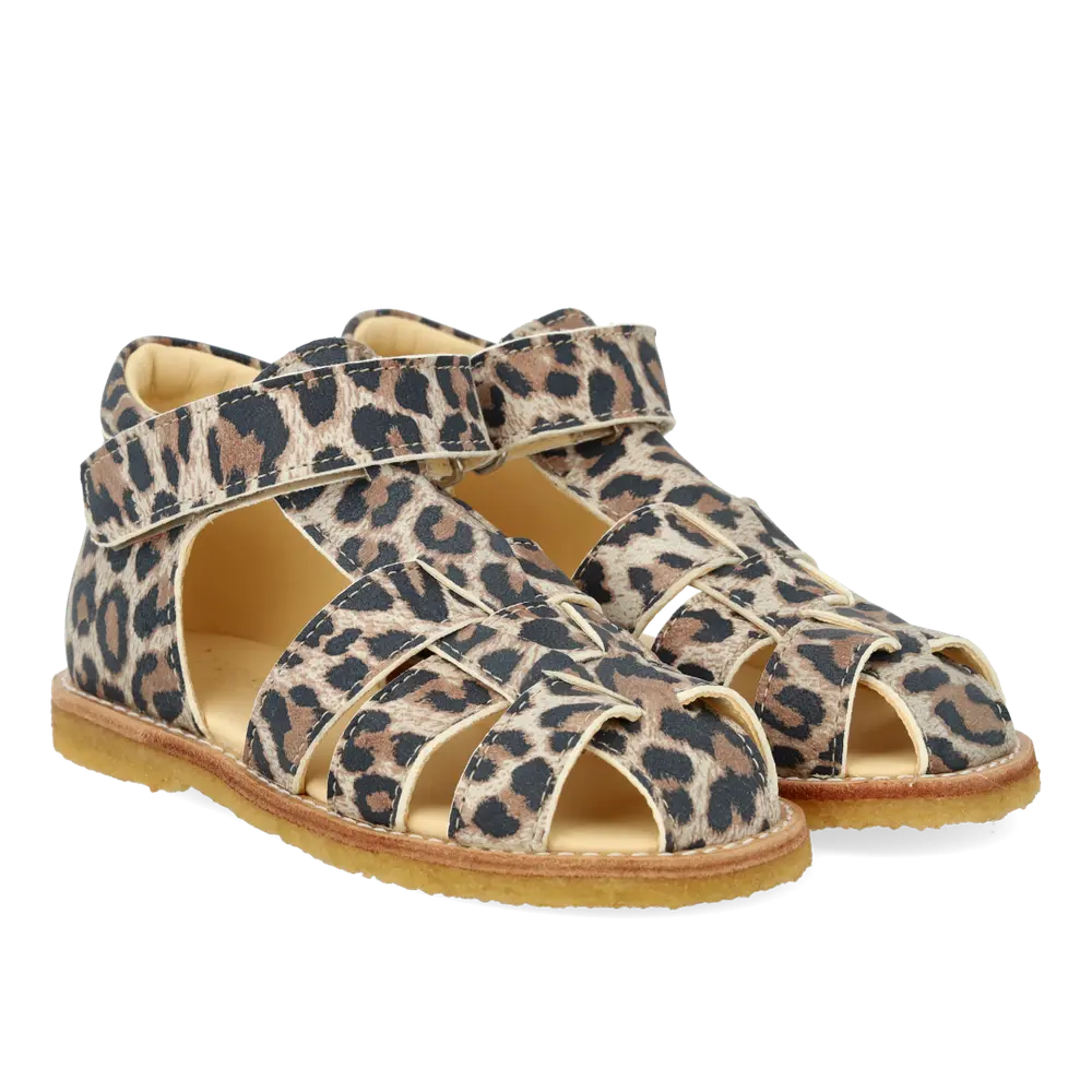Begynder Sandal med Velcro - Angulus 3609 - Black Friday!