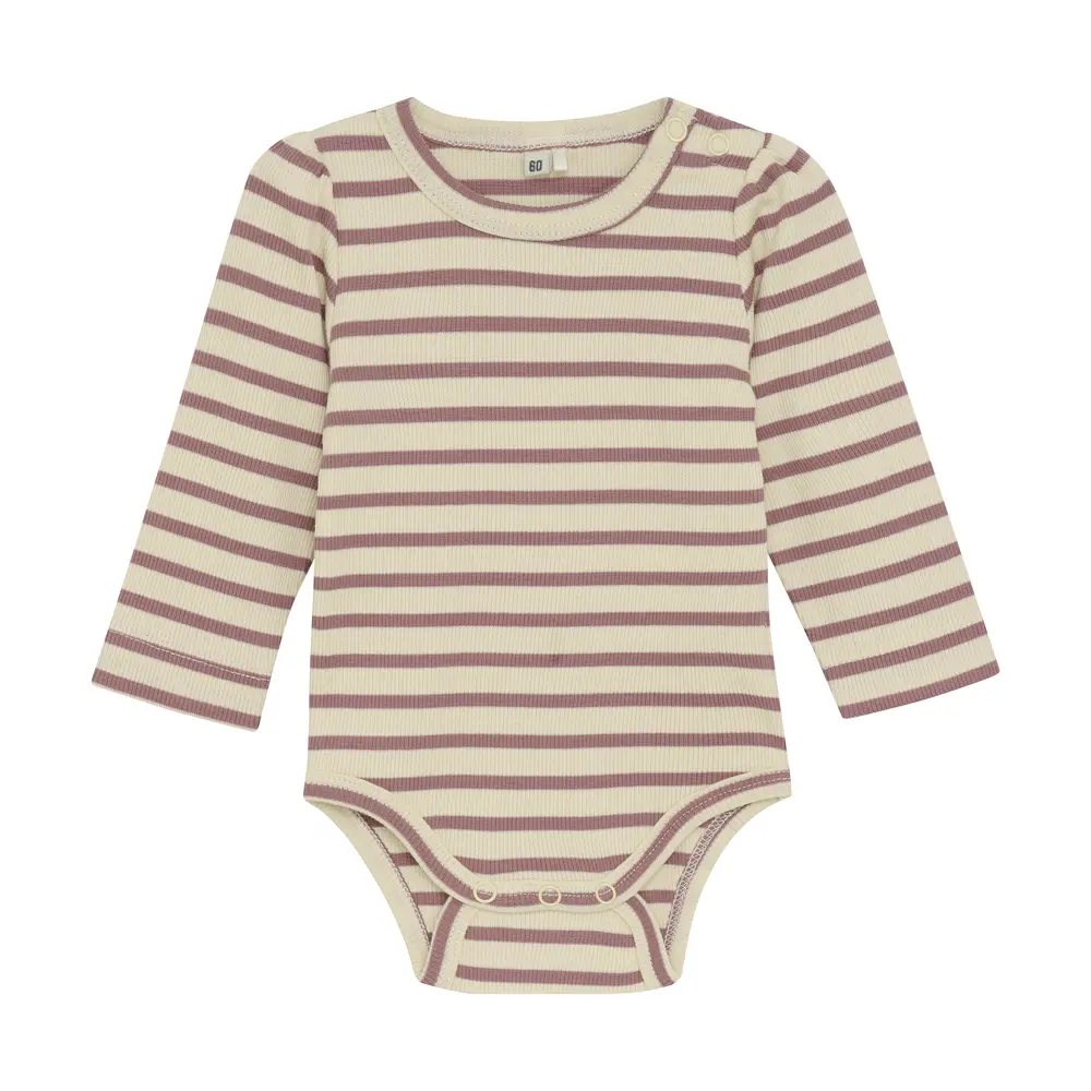 Langærmet Body i Ribbet Bomuld fra Bekids - Hverdagsfavorit!