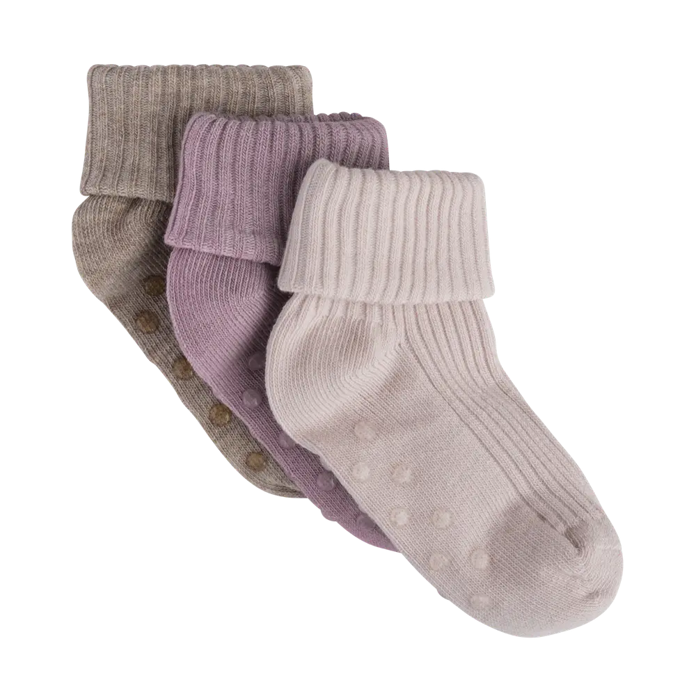 Bekids Rib Strømper    Abs  -pak Shell 11 14