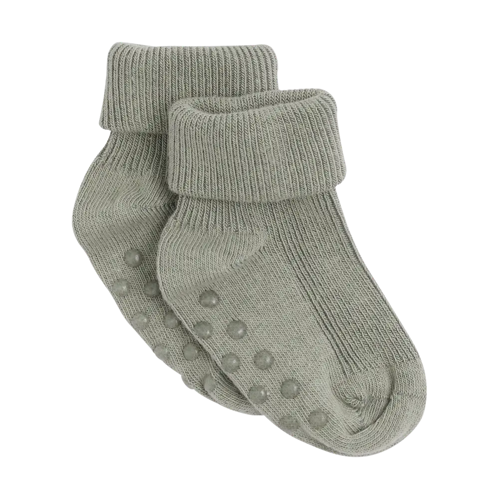 Skridsikre Baby Rib Sokker fra Bekids - Super Tilbud!