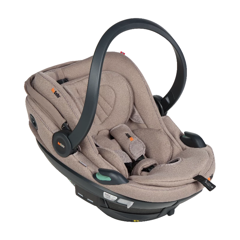 BeSafe Go Beyond – Ergonomisk Babyautostol i Mørk Sand