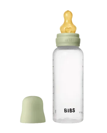 Bibs Sutteflaske Rund Latex 270 Ml - Medium Flow Sage
