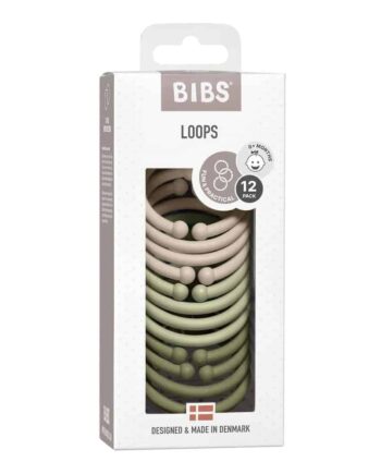 Bibs Loops i Vanilla Sage Olive – Uundgåeligt Legetøj!