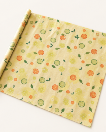 Bivoks Papir Rulle 100x33cm Et Naturligt Alternativ Citrus
