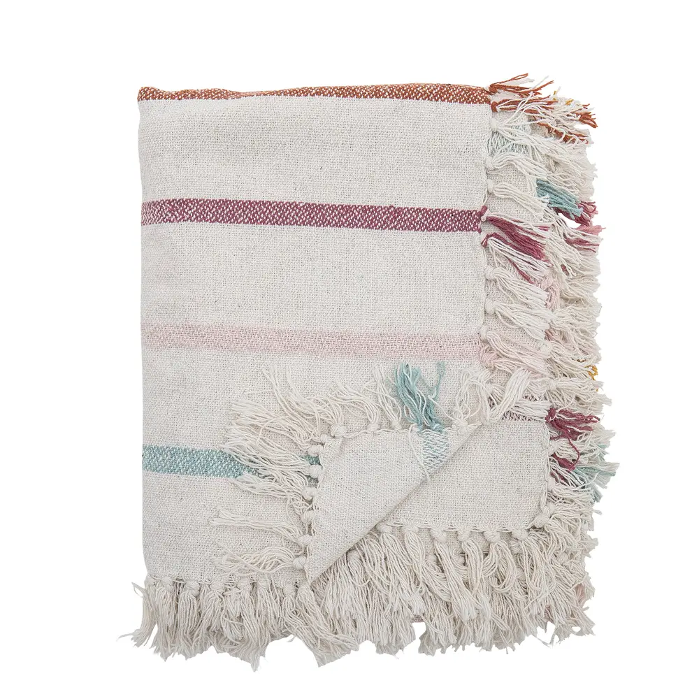 Frey Plaid i Naturfarve fra Bloomingville MINI