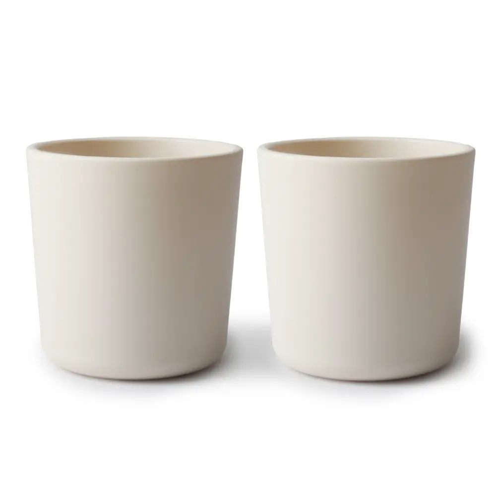 Børnekopper i Ivory fra Mushie - Stilrent design