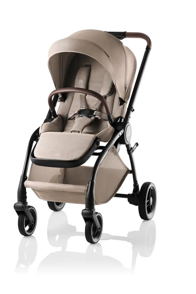 Rio Style Klapvogn i Teak - Perfekt til Familielivet!