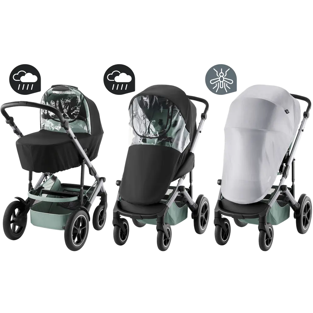 Smile 5z Vejrkit til Klapvogn – Beskytter mod Regn og Vind