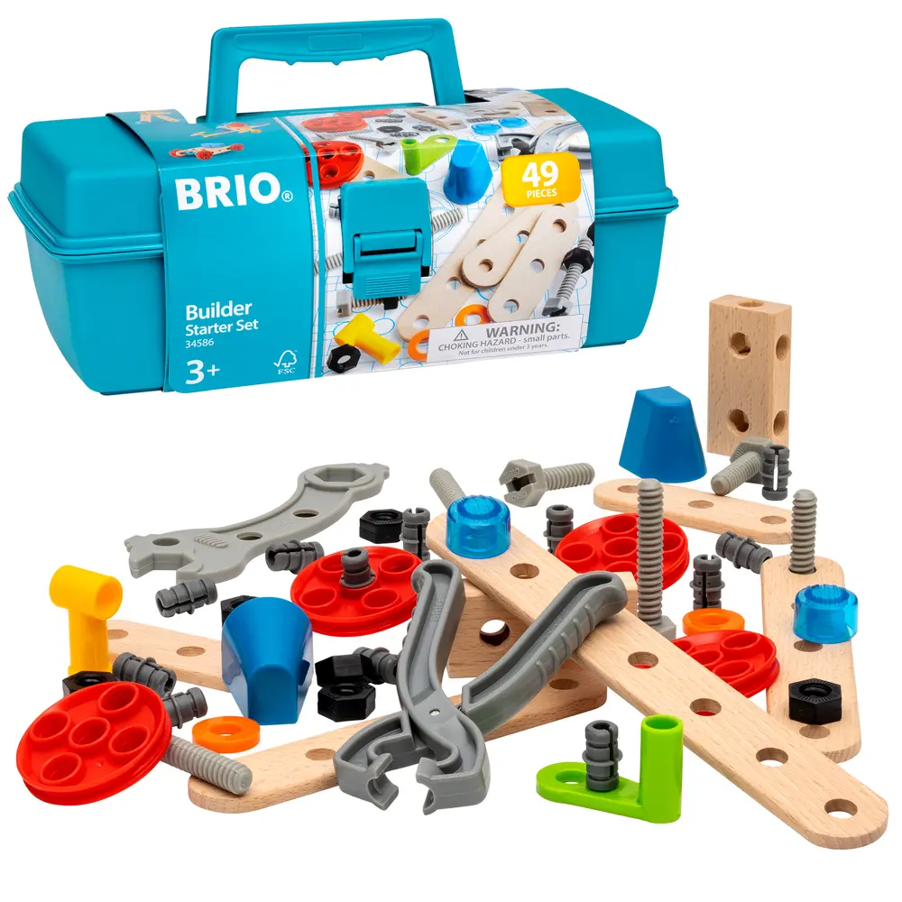 Brio Builder Startsæt – Kreativ leg for små byggeentusiaster!