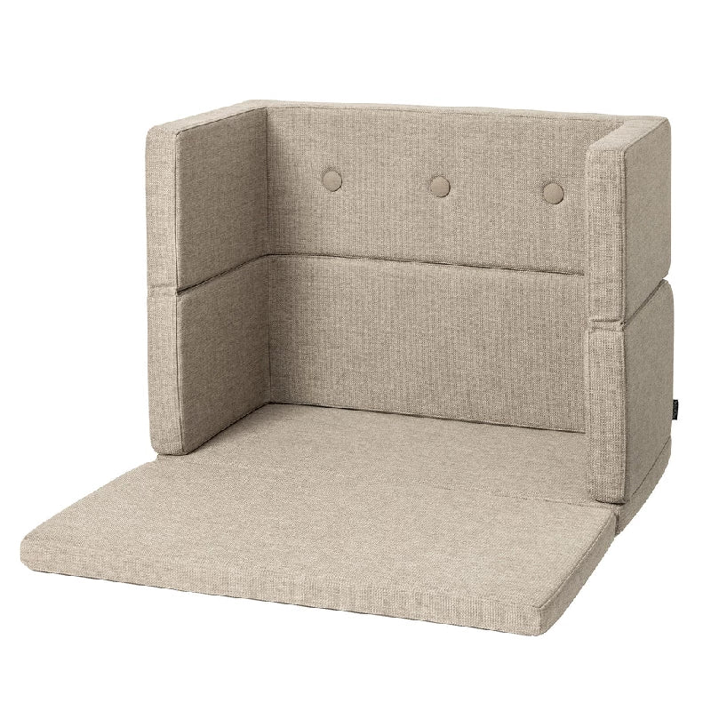 By Klipklap Play Fold Square - Sand Legestol til Børn