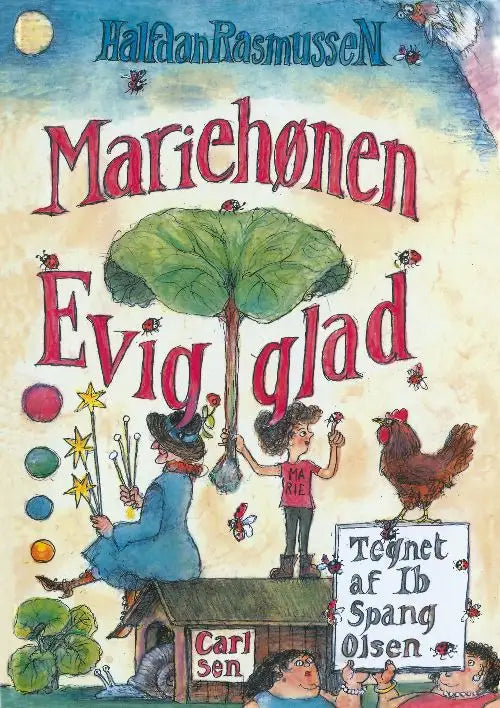 Mariehønen Evigglad – Billedbog med klassiske børnerim