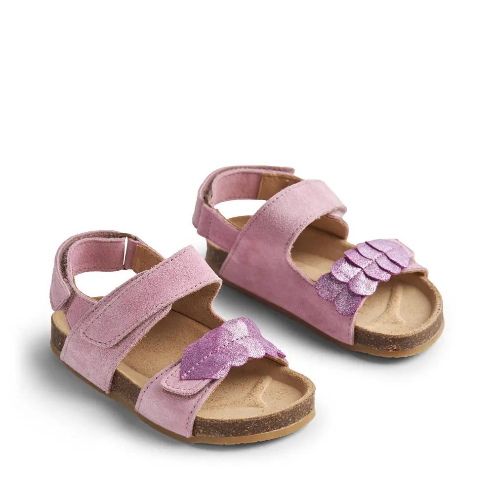 Sød Clara Kork Sandal - Spring Lilac til Børn!