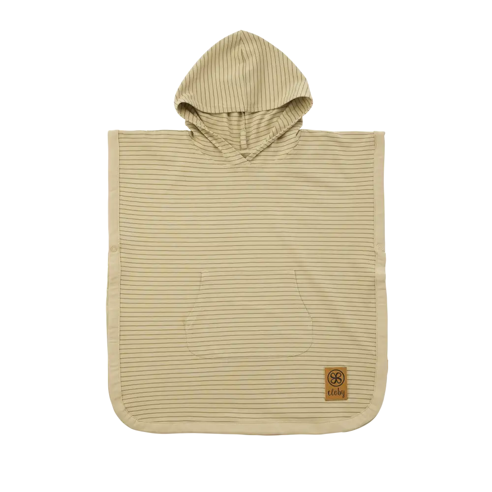 Cloby UV Poncho – Sandy Beach Olve Green Tilbud!