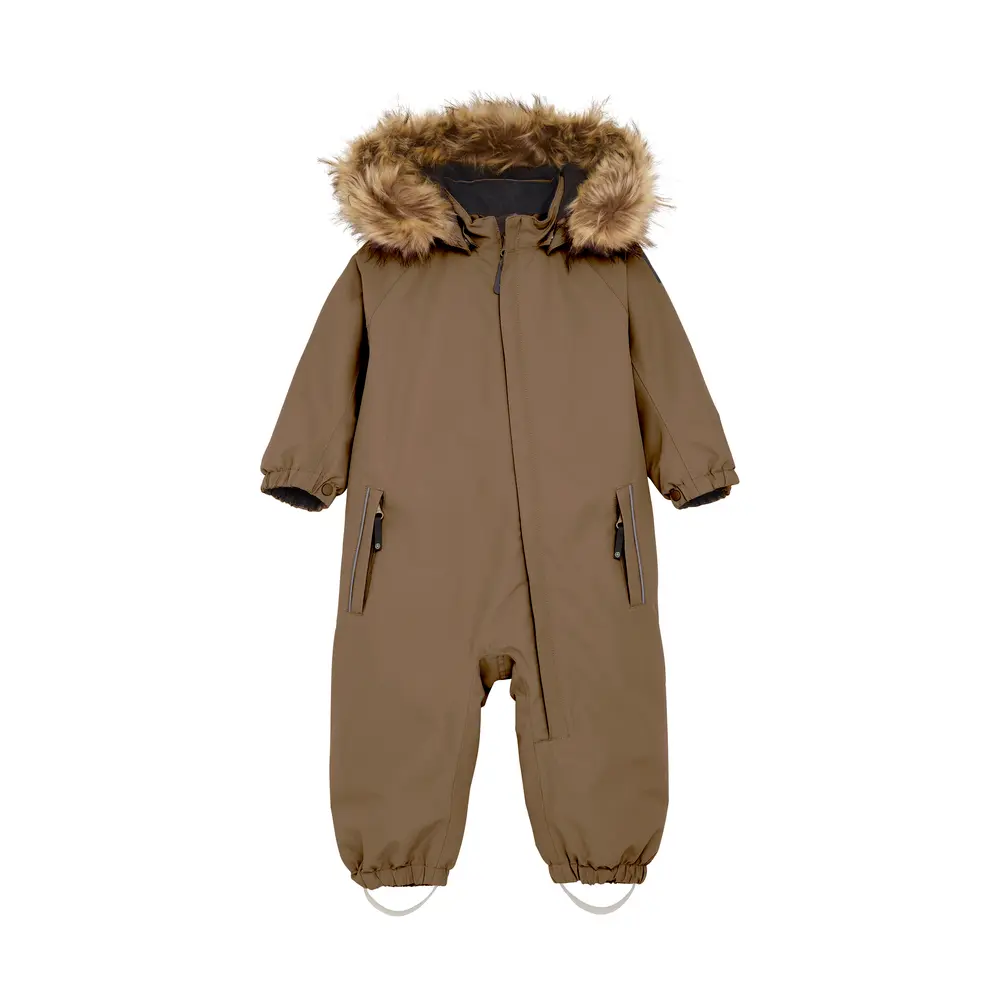 Color Kids Flyverdragt    Fake Fur Fossil  80