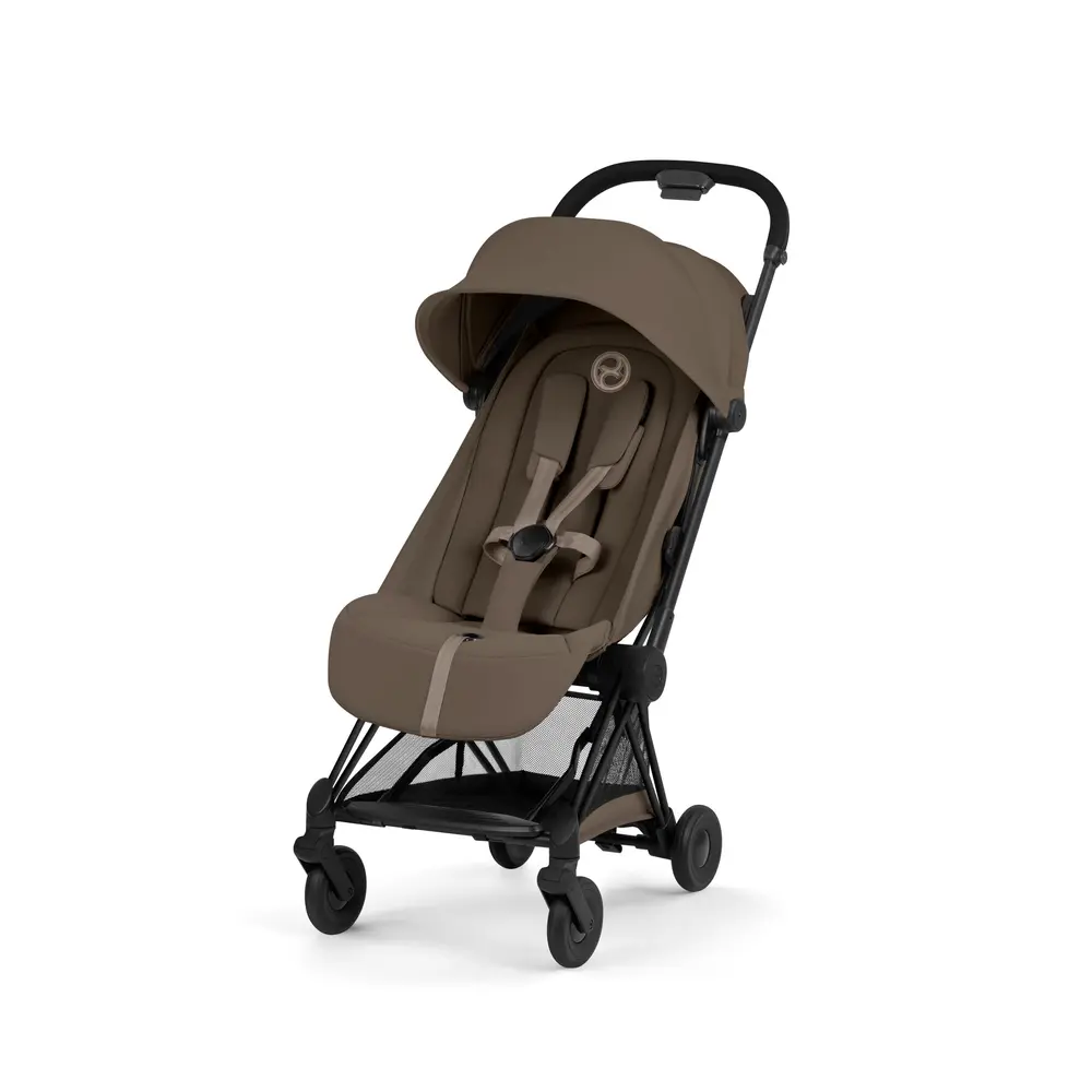 Cybex Coya Klapvogn Matt Black Coconut Brown