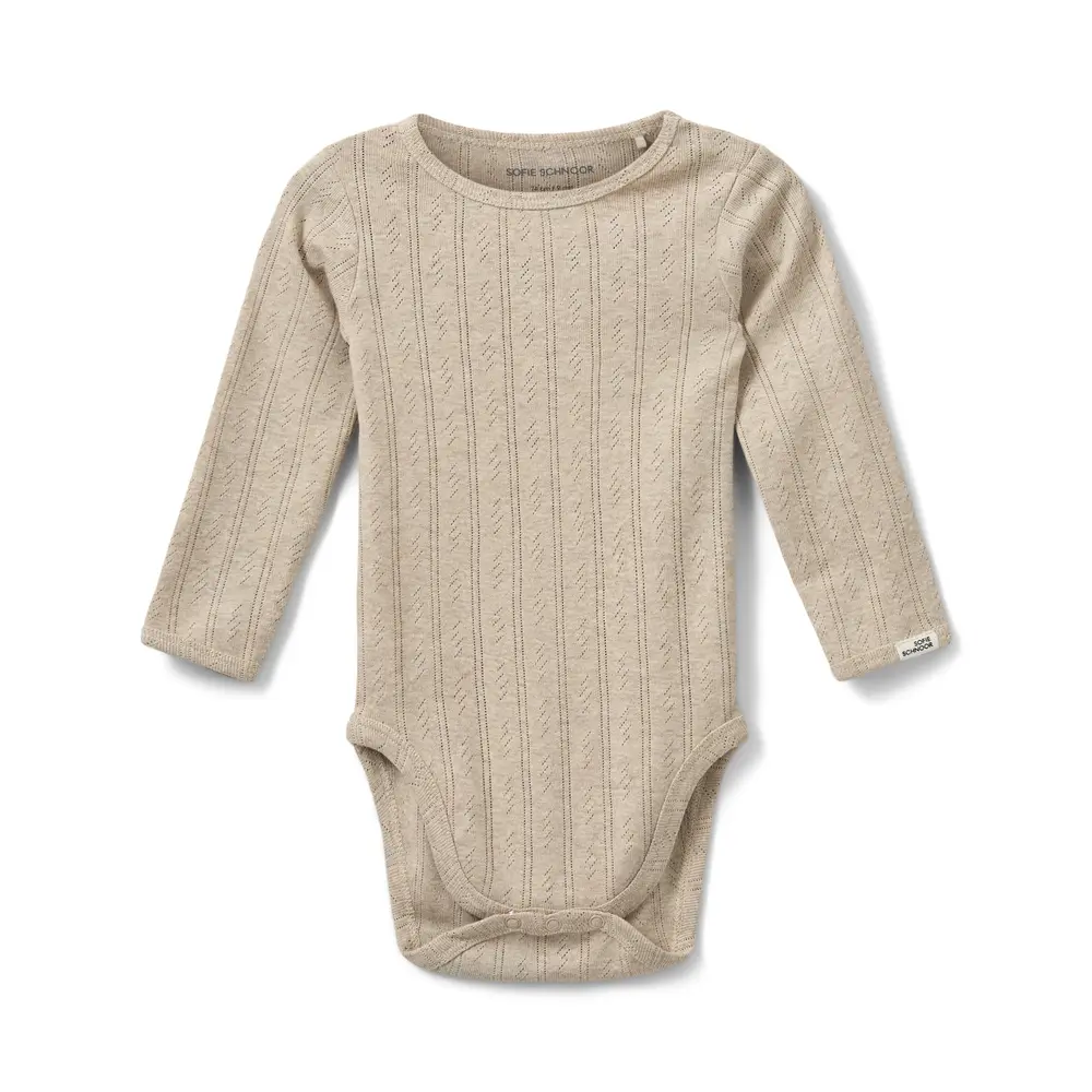 Dicte Bodystocking i Beige - Elegant til Hverdag og Fest