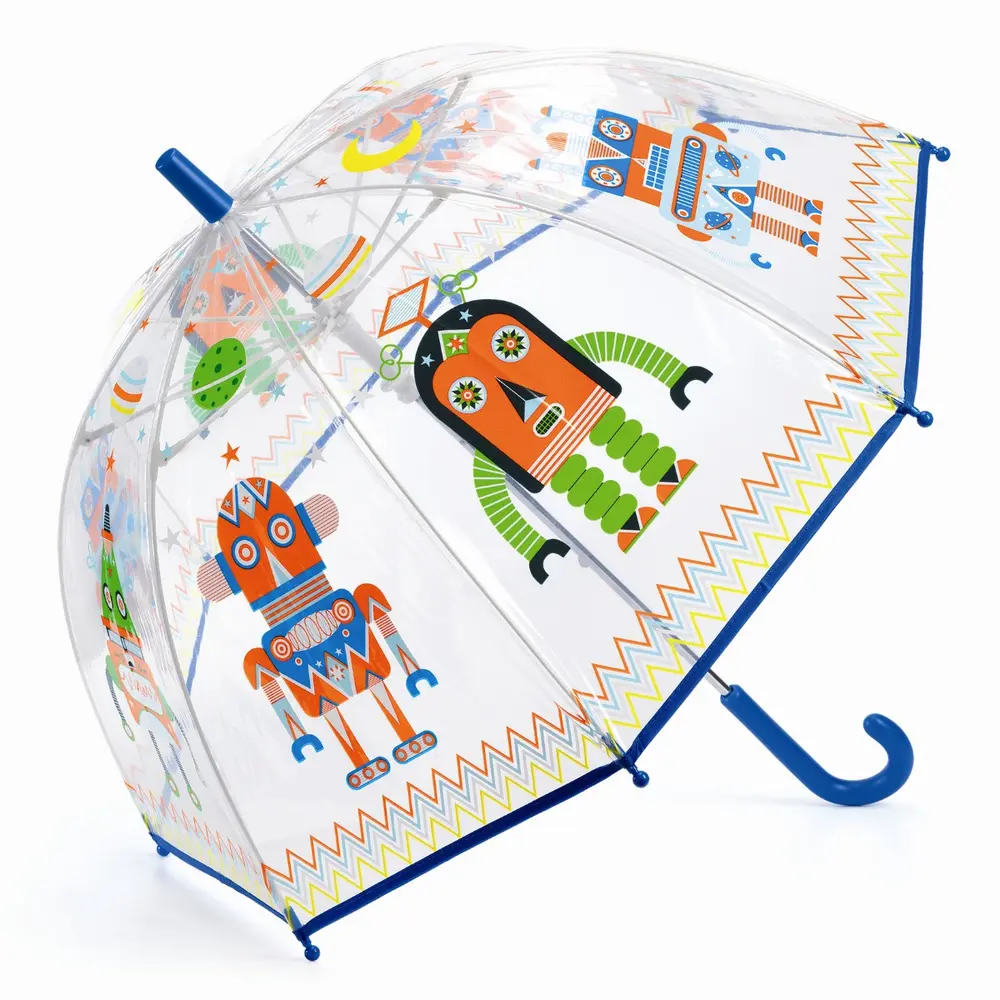Djeco Robot Paraply - Sjov Regnvejrsven for Børn