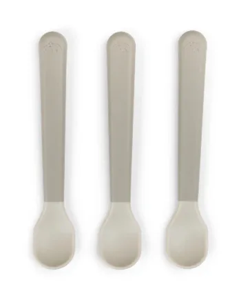 Done By Deer 3-pak Easy Grip Babyske i Sandfarve - Must-Have!