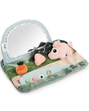 Done By Deer Sensorisk Tummy Time Spejl - Tiny Farm