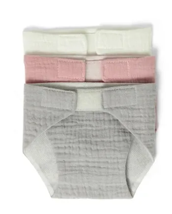 Farverige Stofbleer til Dukker fra Mamamemo Dolls